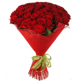 41 Rote Rosen Bouquet