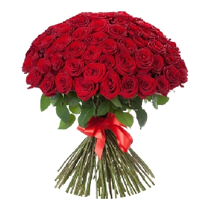 77 Red Roses Bouquet